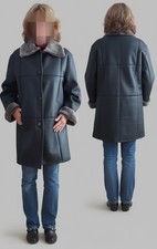 Neuwertiger Ledermantel braun, Gr. M, Lammfell gefüttert, von Pier Angelini