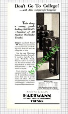 Hartmann Trunk Co Racine Wisconsin USA Werbung - 1929 Zuschnitt