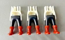 PLAYMOBIL 3 Beine Stiefel Schwarz Braun Soldaten Garde Ritter Wikinger