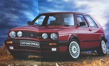 Prospekt VW Golf 2 GTI G60