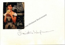 Original Autogramm Christine Kaufmann (1945-2017)  /// Autograph signiert 297225