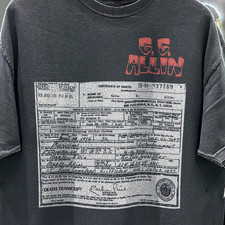 90s GG Allin Death Transcript