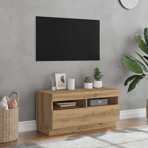 Schrank mit led lowboard - tv,