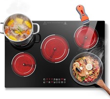 Glaskeramikkochfeld 5 Platten