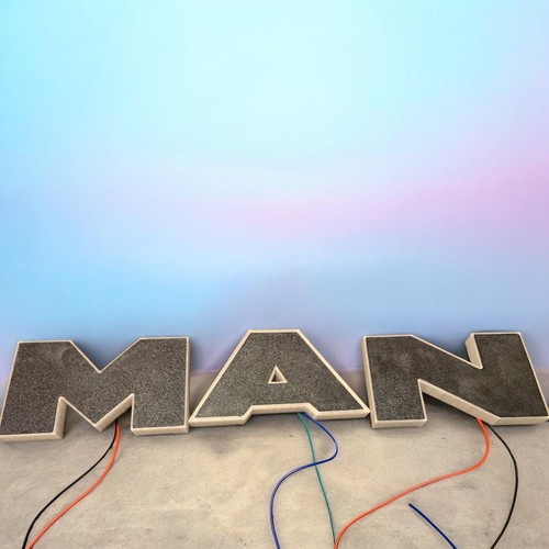 Man leuchtbuchstaben frontlogo - man,