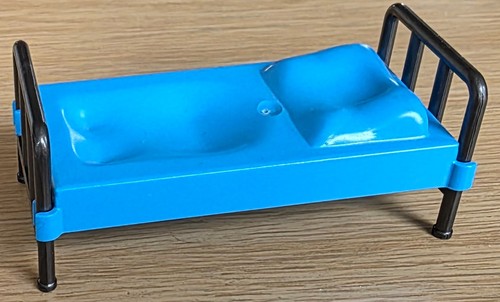 Playmobil bett blau western - playmobil,