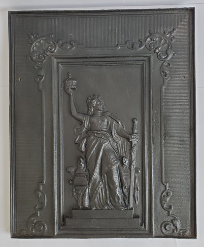 Alte gusseisen ofenplatte - alte,