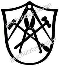 Spengler Klempner Wappen Zunftzeichen Deko 40cm-100cm aus 3mm Stahl Logo
