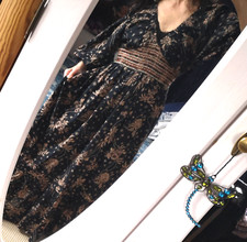 HIPPIEKLEID boho Folklore Maxikleid, Gr.L Boho