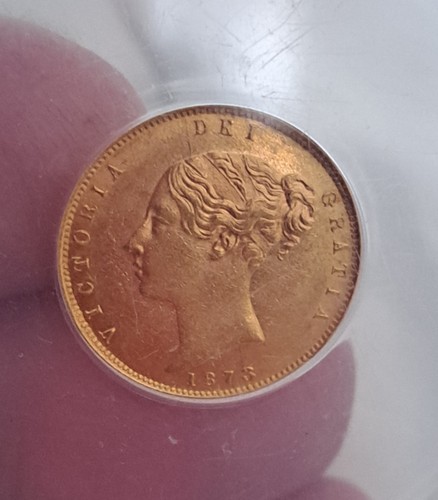 1873 half sovereign victoria - sovereign,