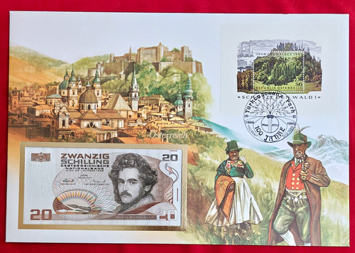 Banknotenbrief österreich - banknotenbrief,