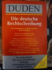 Duden Die deutsche Rechtschreibung Neu Mit dem amtlichen Regelttext