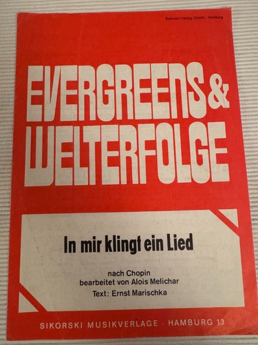 Mir klingt ein lied - in,