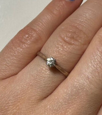 Vintage Cz Solitaire Verlobung