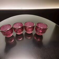 TEELICHTHALTER LILA 4 STÜCK