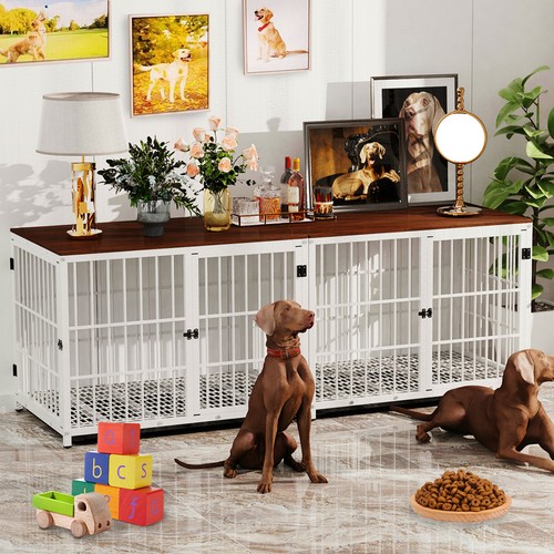 Luxus hundekäfig holz - hundekäfig,