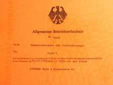Original ABE Raid 5 Lenkrad KBA Nr. 70026 TÜV Bescheinigung Lenkräder