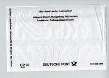 Deutsche Post Versandtasche CP92 - echt gelaufen