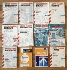 Abitur-Training -Set mit 12 Bücher ( Mathe, Bio., Chemie, Englisch..) gebraucht 