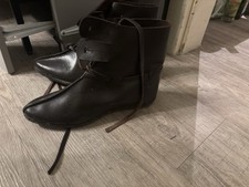 Larp Schuhe Halbhoch Leder Größe 41 Von Burgschneider
