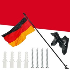 Edelstahl Fahnenmast 180cm