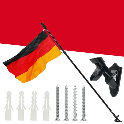 Edelstahl fahnenmast 180cm - edelstahl,