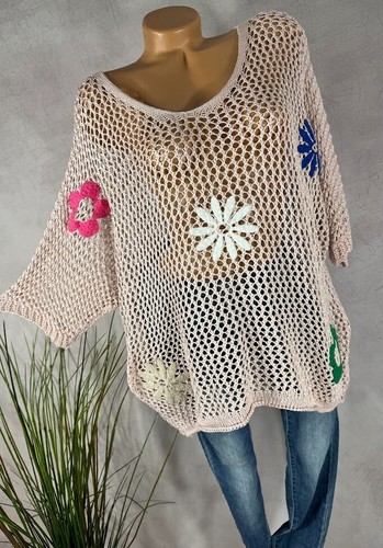 Neu häkel pullover top shirt - neu,