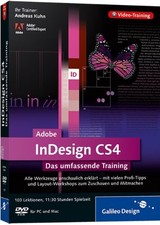 Adobe InDesign CS4 - Layouts entwerfen und gestalten Das umfassende Training DVD