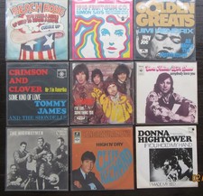 12 x Rockpop Singles der 1960er Jahre – alle im Bildcover, sehr guten Zustände