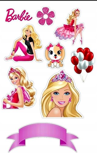 Essbar barbie fondant - essbar,