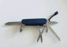 Schweizer Taschenmesser VICTORINOX 91 Griffschalen blau Jagdmesser Klappmesser 