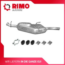 SAAB 9-3 93 - 2.0 Turbo (1998-2003) Endschalldämpfer Mit Montagesatz Auspuff