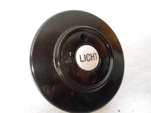 Orig bakelit licht taster - bakelit,