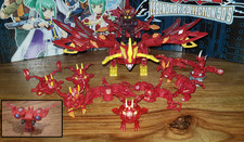 Bakugan Generation 1 Pyrus Dragonoid Sammlung (Bitte Beschreibung Lesen)