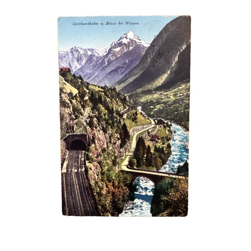 Ansichtskarte postkarte reuss - postkarte,