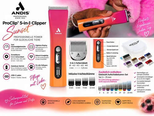 Andis proclip sunset 5 - 5-in-1,