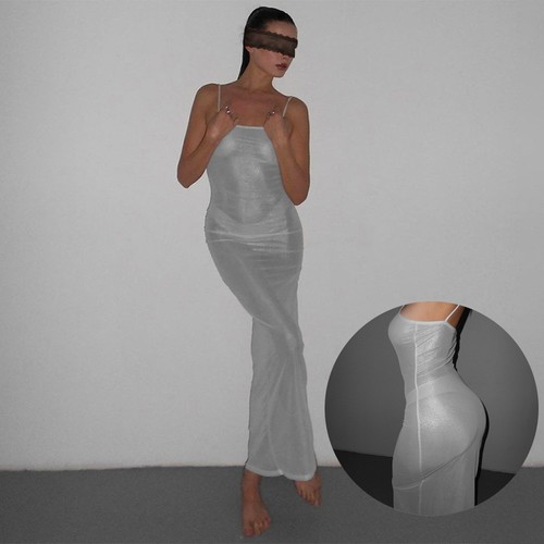 Damen sexy maxi kleid pool - maxi,