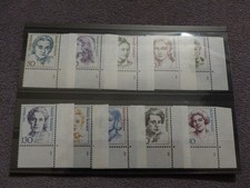 Frauen der Deutschen Geschichte, Bund, postfrisch mit Formnummer