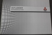 Mitsubishi Outlander  Bedienungsanleitung "2012" Betriebsanleitung, Handbuch