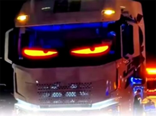 Lkw augen trucker truck - ,
