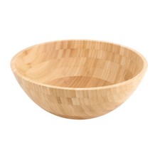 BIOZOYG XXL Salatschale Bambusschale Obstschale Salatschüssel 30 cm, div. Mengen