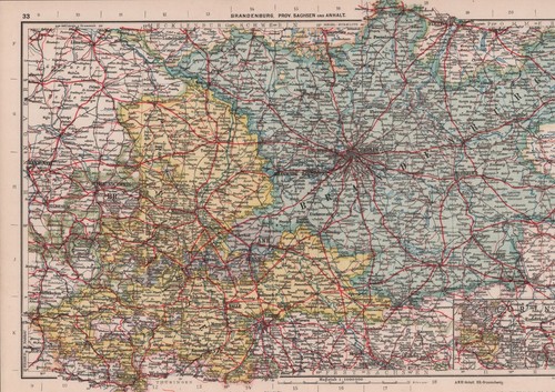 Landkarte map 1927