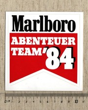Aufkleber/Sticker Marlboro Abenteuer Team 1984 Zigaretten Tabak