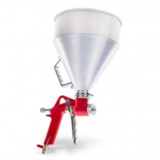 Druckluft Putzpistole Aluminuimtrichter Trichterpistole Spritzpistole Putzhexe