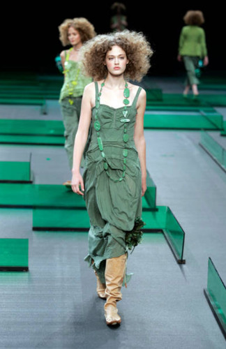 Langes kleid grün - langes,