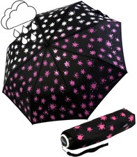 iX-brella ultra light Regenschirm Damen Taschenschirm Farbwechsel Paintdrops