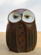 Vintage SPARDOSE " EULE " Keramik DESIGN Käuzchen Eulen