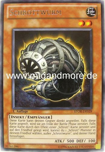 Schrottwurm - yu-gi-oh,