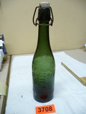 3708.   Alte Glasflasche Vintage  Bierflasche Brauerei