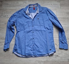 Herren Freizeit Hemd von S.Oliver Größe XXL ,Slim Fit , Farbe Blau